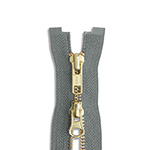 Two-Way Brass Jacket Zippers | 2-Way Separating Brass Jacket Zippers | Two-Way YKK Brass Jacket Zippers
