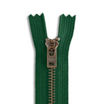 YKK #3 24 Black Oxide Brass Dress Zipper - Black (580)