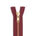 Brass Jacket Zippers | YKK Brass Jacket Zippers | Brass Separating Zippers