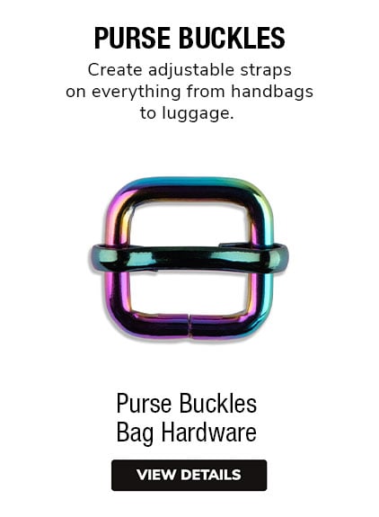 Purse Buckles | Create adjustable straps on everything from handbags to luggage. 