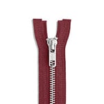 One-Way Aluminum Jacket Zippers | 1 Way Separating Aluminum Jacket Zippers | One-Way YKK Aluminum Jacket Zippers