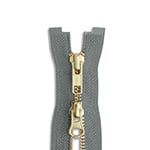 Two-Way Brass Jacket Zippers | 2-Way Separating Brass Jacket Zippers | Two-Way YKK Brass Jacket Zippers