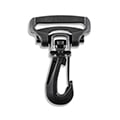Plastic Snap Hooks | Plastic Swivel Snap Hooks |  Black Plastic Swivel Hooks with Snap Hooks for Bags
