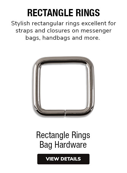 Rectangle Rings | Rectangle Ring Bag Hardware | Rectangle Rings for Bag Straps