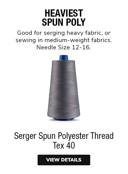 Polyester Serger Thread Tex 40