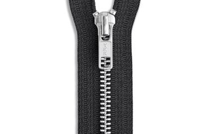 #5 Aluminum Jacket Zippers