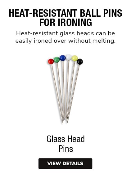 Glass Head Pins