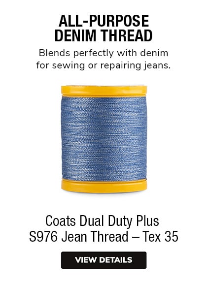 Coats Dual Duty Plus S976 Jean Thread - Tex 35 - 125 yds. - Denim (4665) -  WAWAK Sewing Supplies