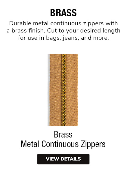 Brass Continuous Zipper Rolls