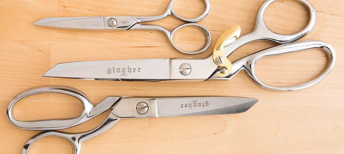 8 Gingher Spring Action Knife Edge Dressmaker Shears | Gingher #220790-1101