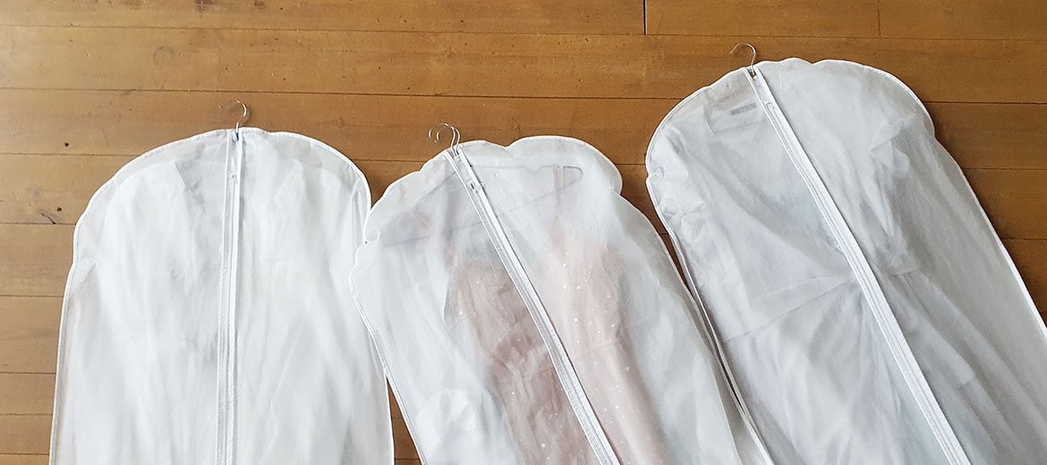 protect gowns with a garment bag