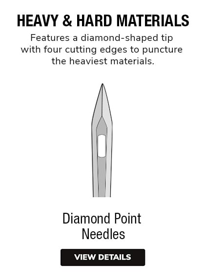 Diamond Point Industrial Machine Needle