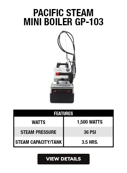 Pacific Steam Mini Boiler and Steam Iron