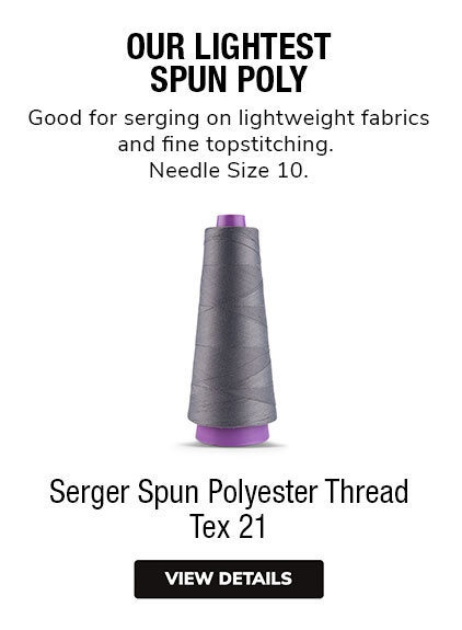 Polyester Serger Thread Tex 21