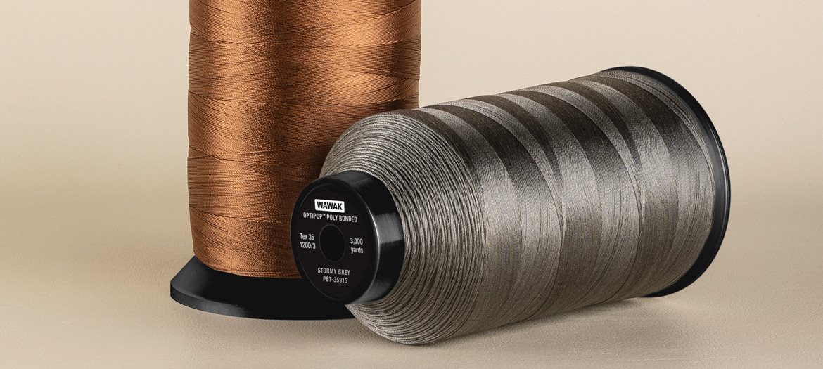 WAWAK Optipop Polyester Bonded Thread | Topstitch Thread