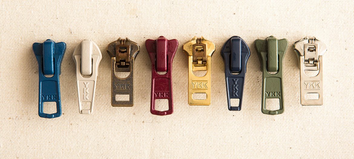 Zipper Repair Kit - #5 YKK Brass Auto Lock Sliders - 5 Sliders Per Pac