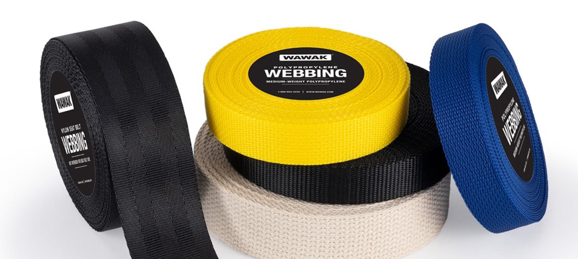Seat Belt Nylon Webbing - Black - WAWAK Sewing Supplies
